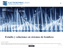 Tablet Screenshot of electrobombasjavea.com